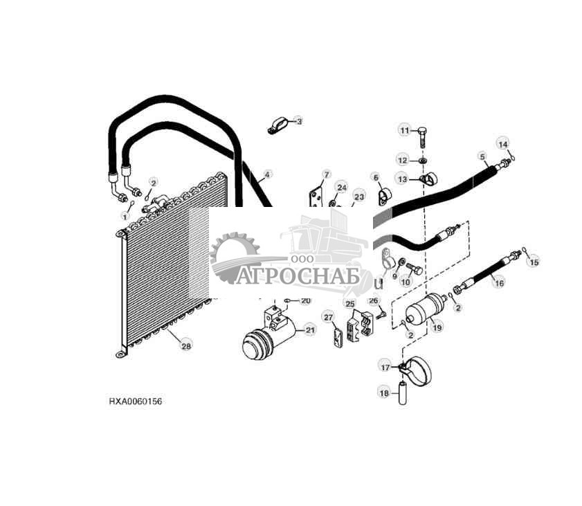 Condenser Lines And Brackets 